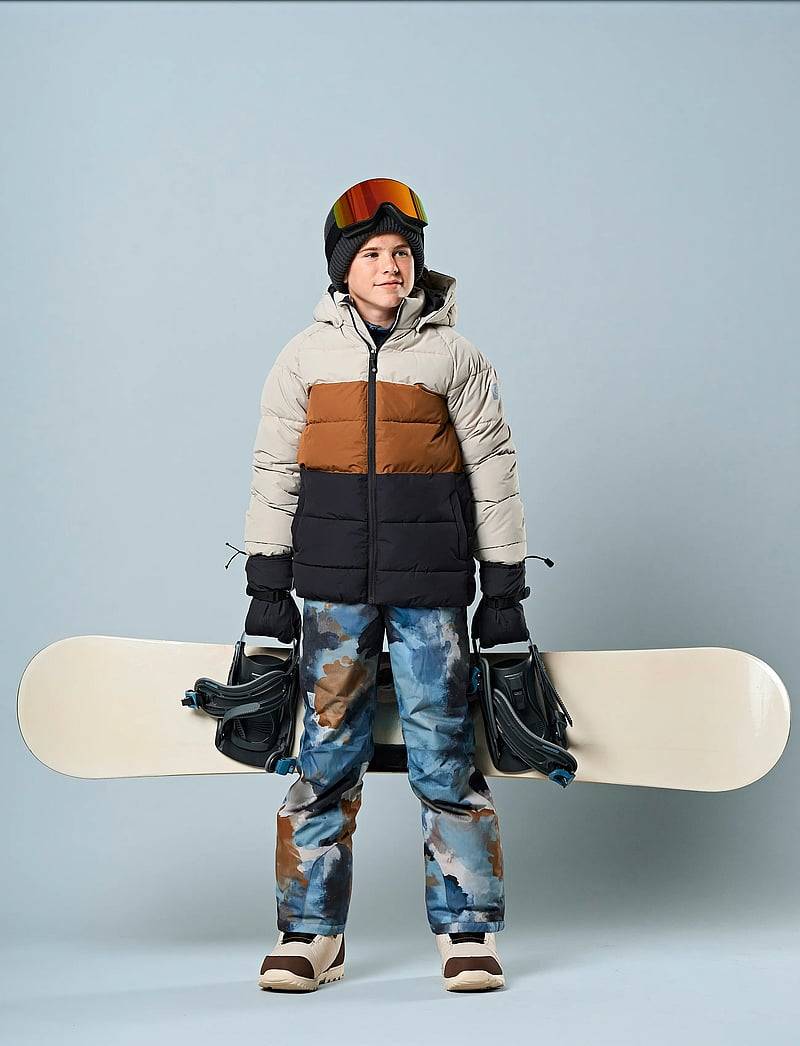 Color Kids Ski Jacket Quilt Colorblock Vinterjacka