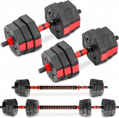 Adjustable dumbbell set Shein Adjustable Dumbbell Set 3 In 1