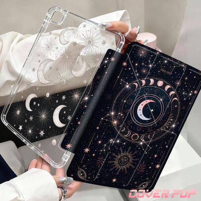 Shein Sun Moon Stars Pattern 11-Inch Air Tablet Protective Case