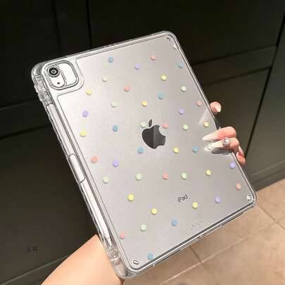 Shein Colorful Polka Dots Pattern Tablet Case