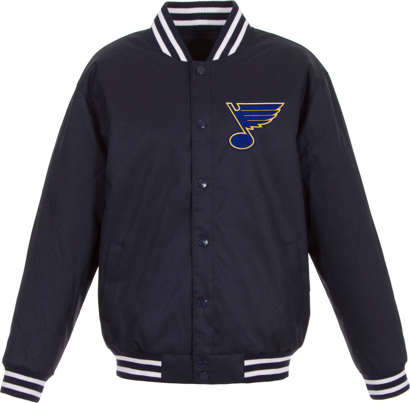 Hit man JH Design Front Hit Poly Twill Jacket - Navy