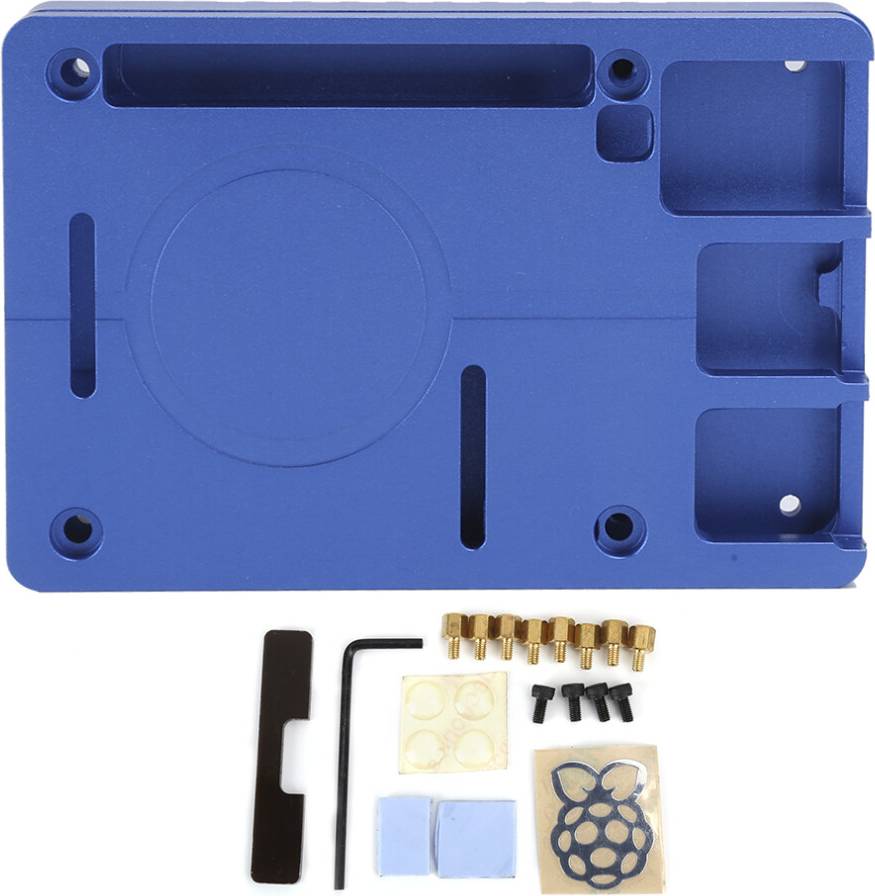 Pi 4 Raspberry Pi Case for Pi 4 - Blue