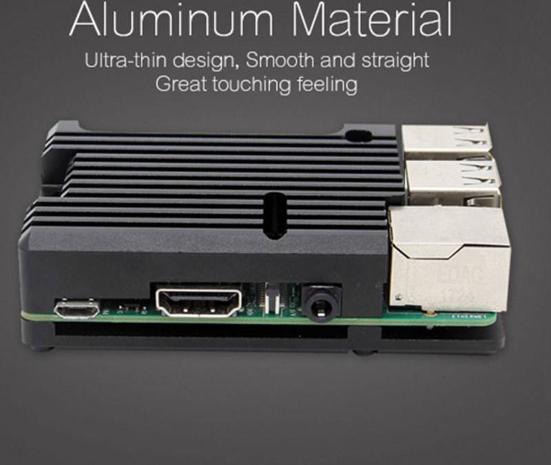 Raspberry pi 3 Aluminium Radiator Beschermhoes Metalen Cooling Shell Raspberry Pi 3
