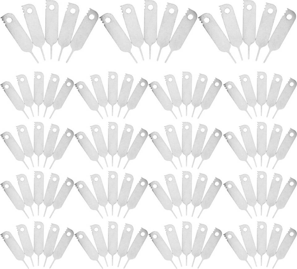 Inoomp 2000Pcs Stainless Steel Sim Card Tool
