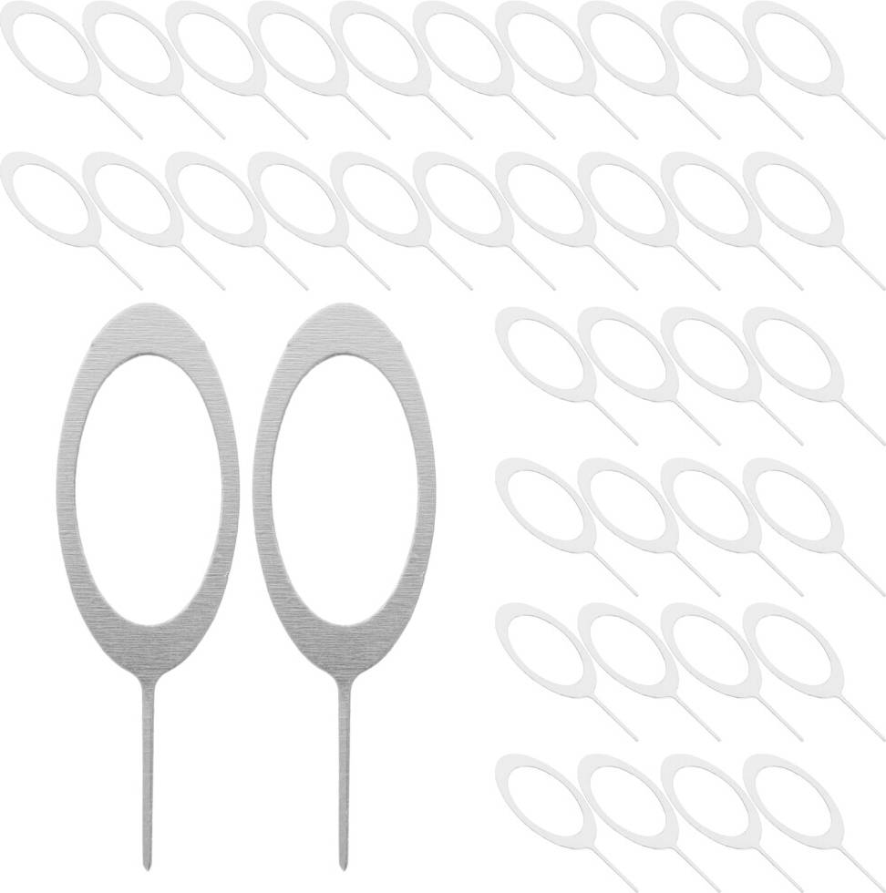 VILLCASE 100Pcs Universal Sim Card Ejector Pin