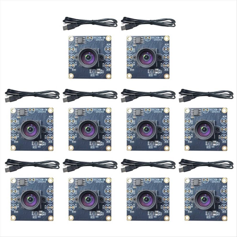 Exogio 10PCS 100 Degree Camera Module 1MP OV9732