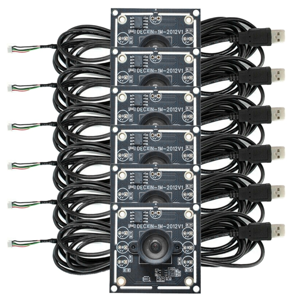 Torribaly 6Pcs 100 Degree Camera Module 1MP OV9732
