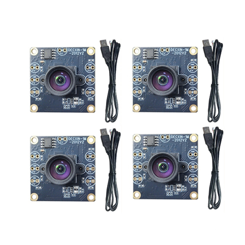 Torribaly 4Pcs USB Camera Module 100 Degree 1MP OV9732