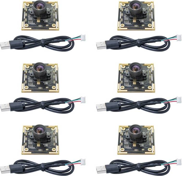 Zandona 6PCS OV9732 Camera Module 1MP USB Free Driver