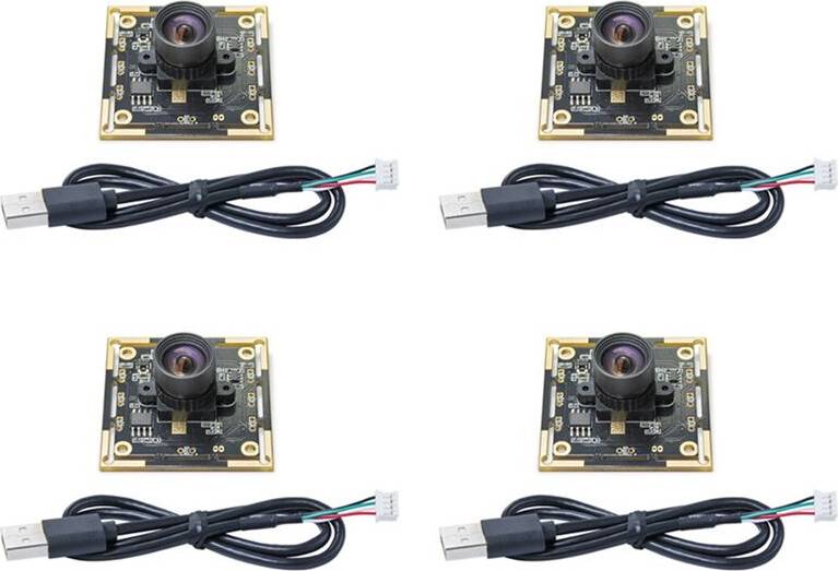 Jojomino 4PCS OV9732 Camera Module 1MP USB Free Driver