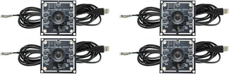 Torribaly 4PCS 100 Degree Camera Module 1MP OV9732