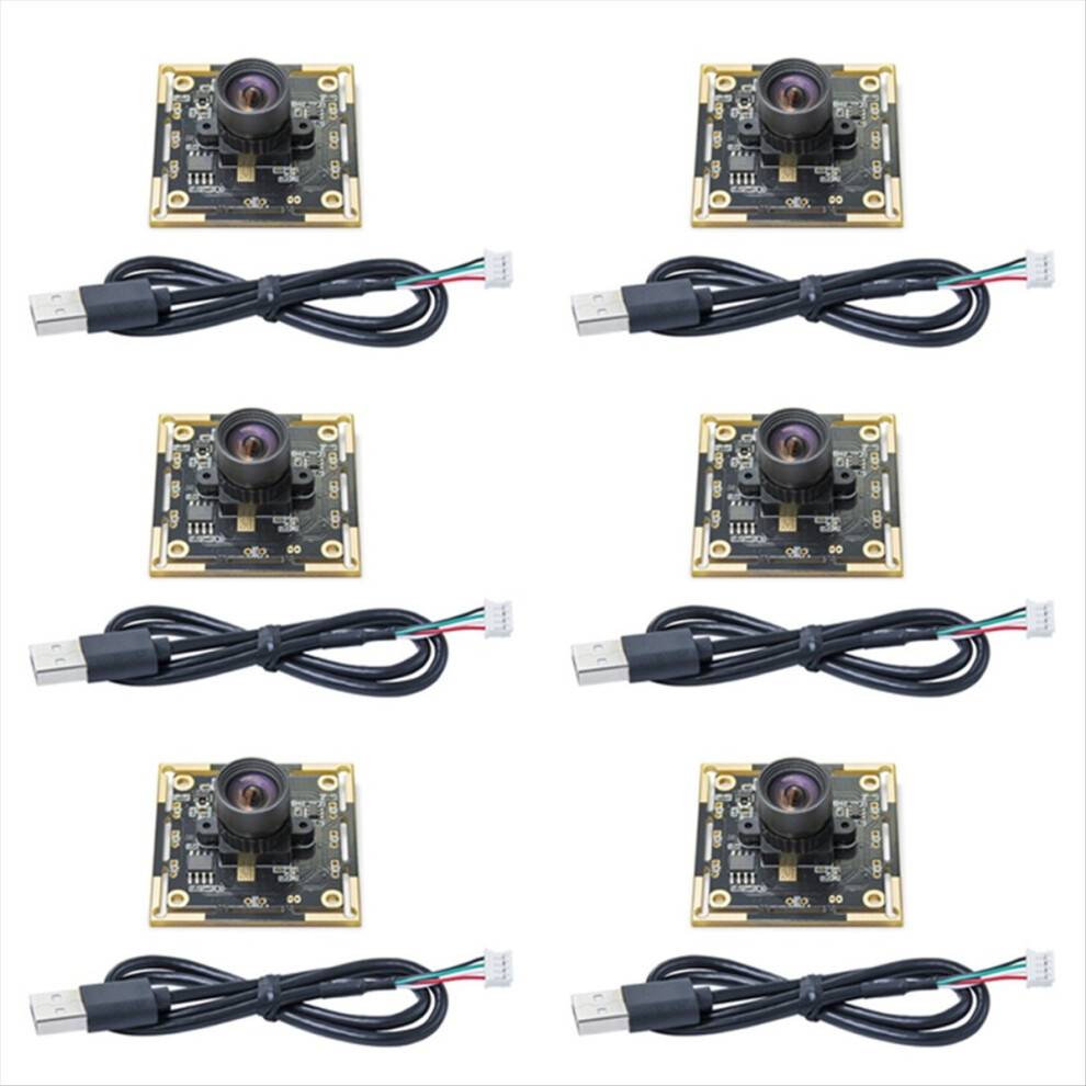 Jehiatek 6PCS OV9732 Camera Module 1MP USB Free Driver