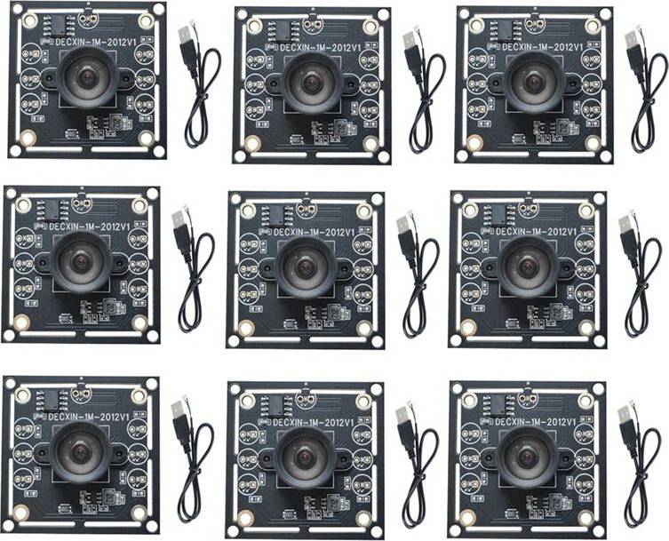 Exogio 9PCS 100 Degree Camera Module 1MP OV9732
