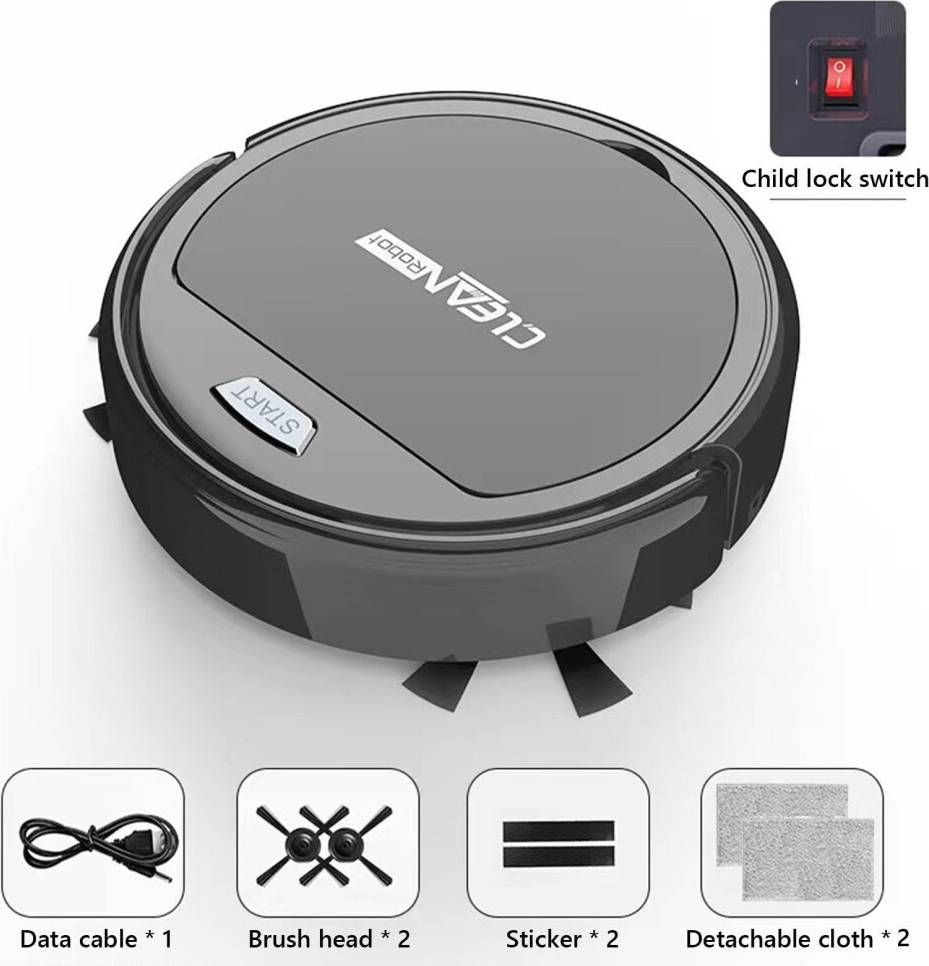 3 In 1 Robotic Vacuum Cleaner