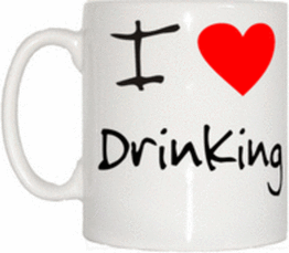 TeeTreeDesigns I Love Heart Drinking Mug