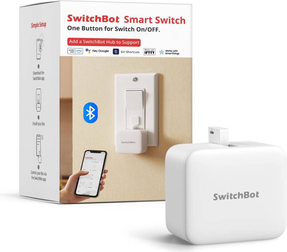 Google home mini SwitchBot Smart Switch Toggle