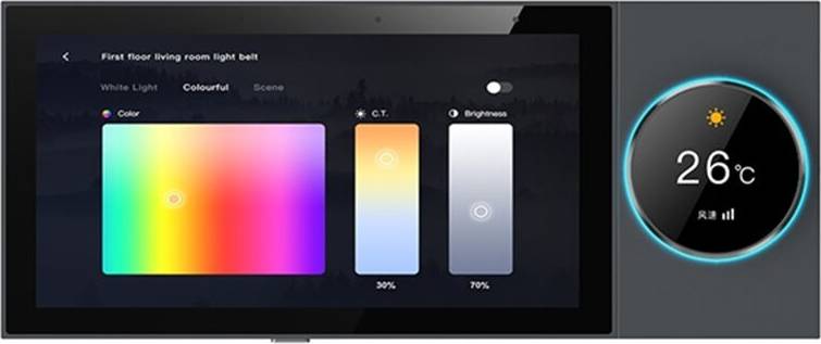 Zigbee gateway¨ Exogio Tuya Zigbee Gateway Integrated 6 Inch Panel Control