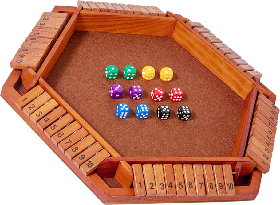 Six Sided Reversible Number Strategy Game