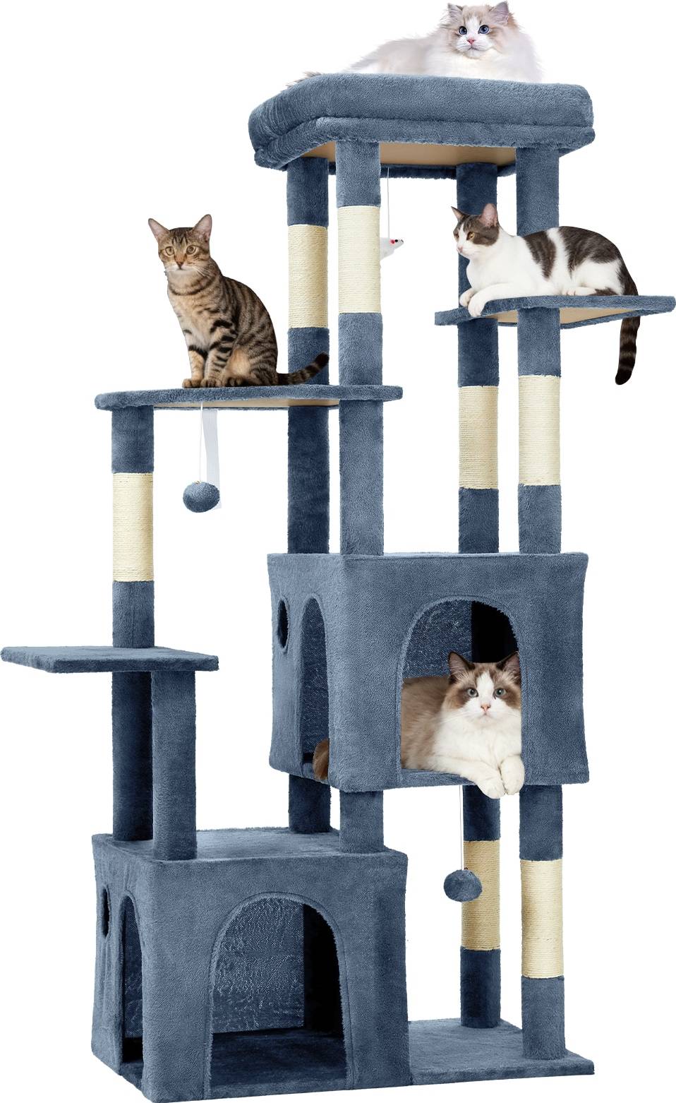 Cat tree tower Garvee 61.4 Inch Multi Level Cat Tree Tower