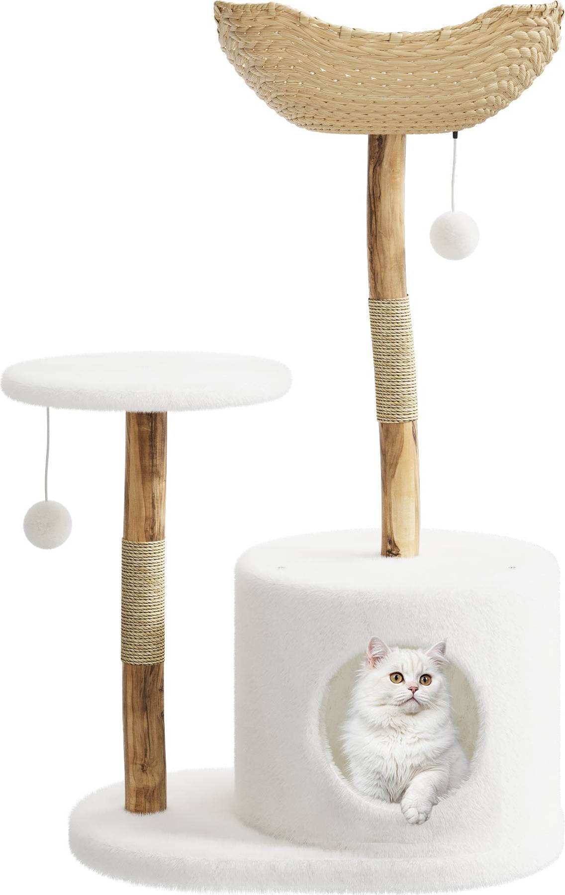 Modern cat tree Garvee 46 Inch Modern Cat Tree with Scratching Posts