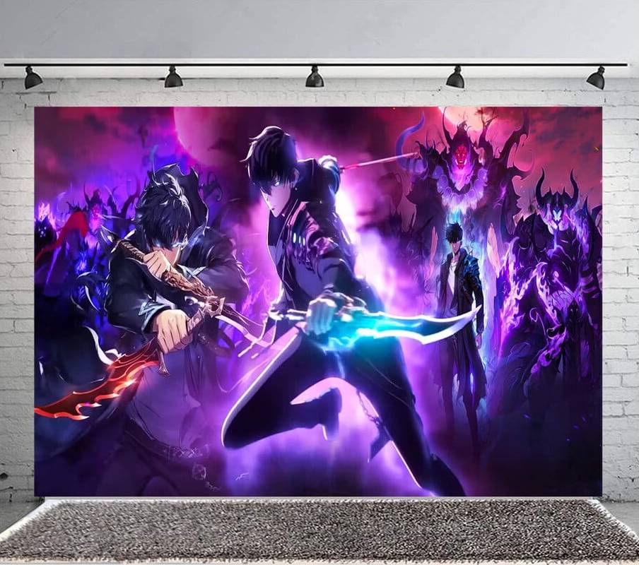 Solo Leveling Backdrop Banner Poster