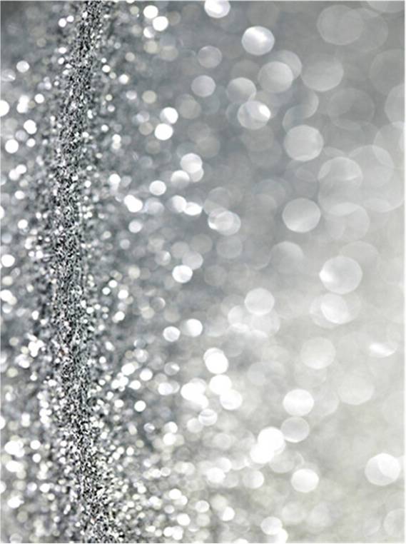 Inoomp 2Pcs Silver Premium Background Cloth