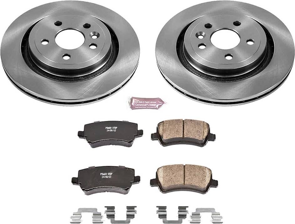 Brake kits Power Stop Brake Disc And Pad Kits 2-Wheel Set Rear