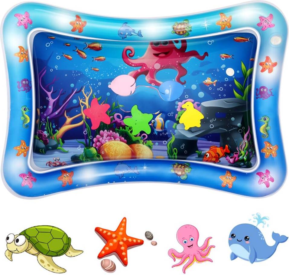 Aolso Inflatable Tummy Time Water Mat