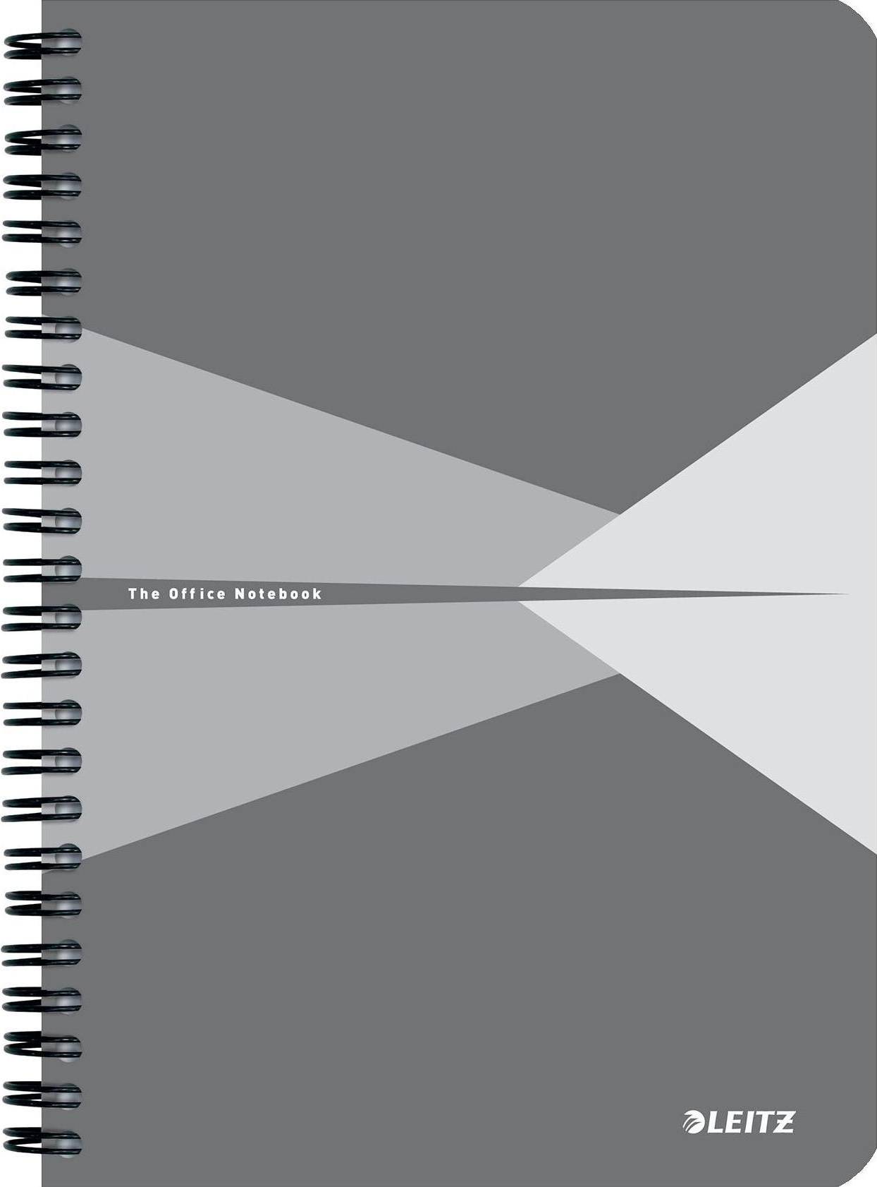 Leitz Notebook A5 Rutad Trådbunden Grå