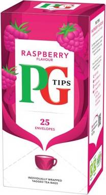 PG Tips Raspberry Envelope Teabags Pack of 25