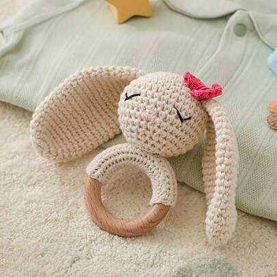 Shein Rabbit Rattle Toy Baby Grasping