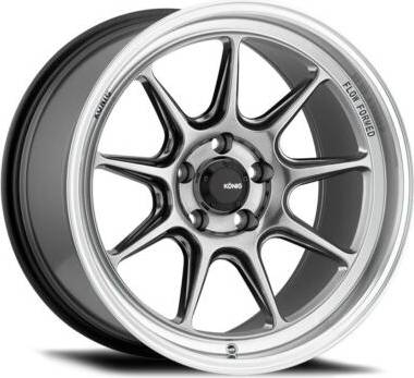 Konig 19 Inch 19x8.5 Countergram Hyper Chrome Wheels Rims