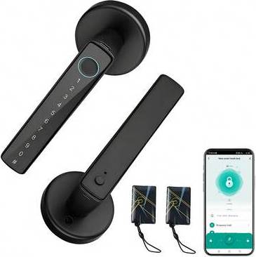 Smart door locks Shein Keyless Entry Door Lock With Smart Fingerprint Handle