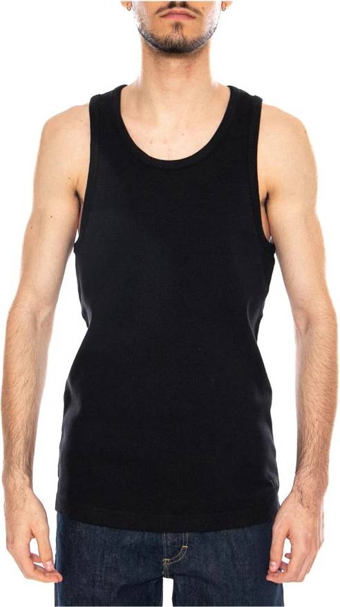 Lee Ribbet Tanktop Bomuld - Sort