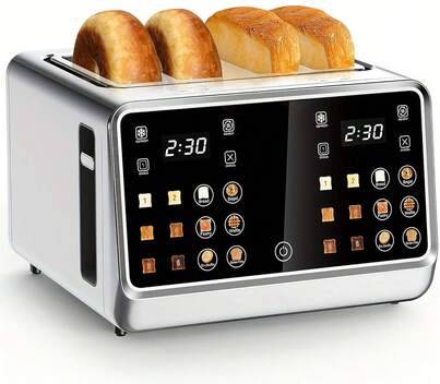 Shein 4 Slice Digital Smart Toaster With TouchScreen
