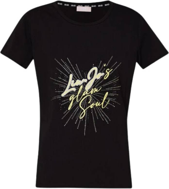 Liu Jo Basic Rundhalset T-Shirt Toppe - Sort