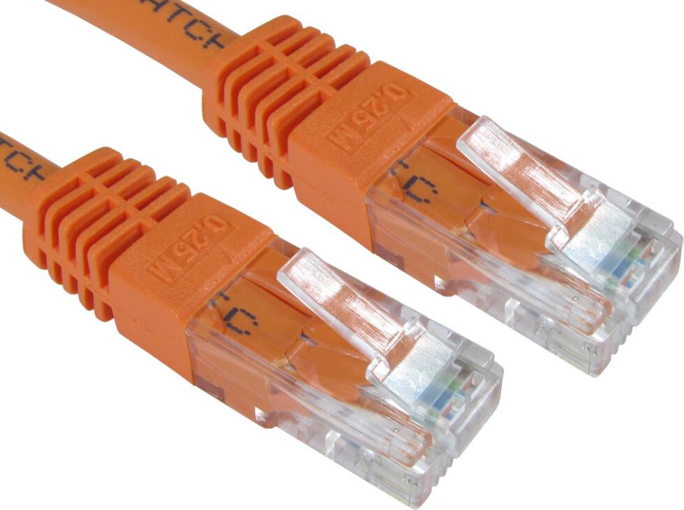 Cables Direct Cat6 Networking Patch Cable 7m Orange