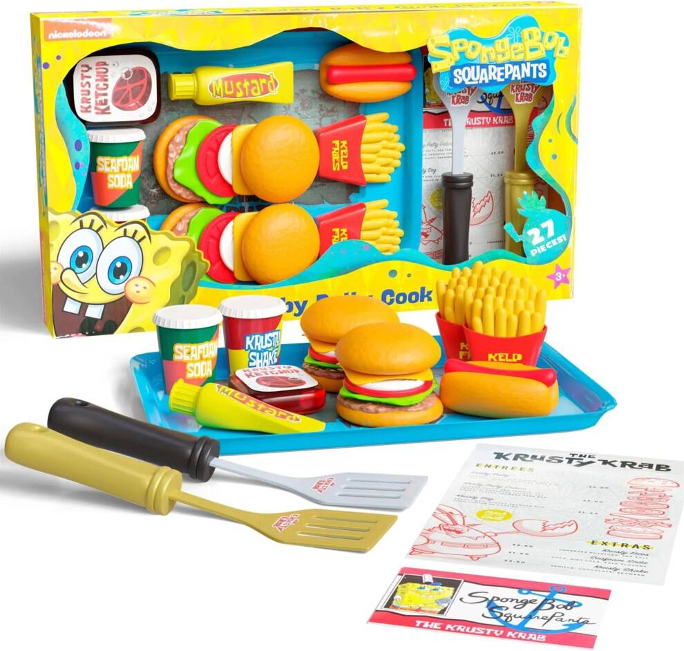 SpongeBob Krusty Krab Interactive Play Kitchen Set