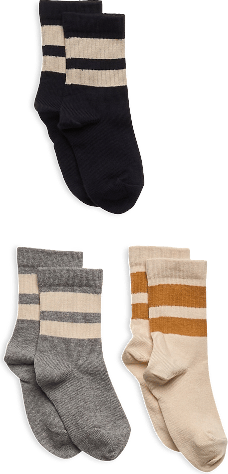 mp Denmark Anker Socks 3-Pack Multi Patterned