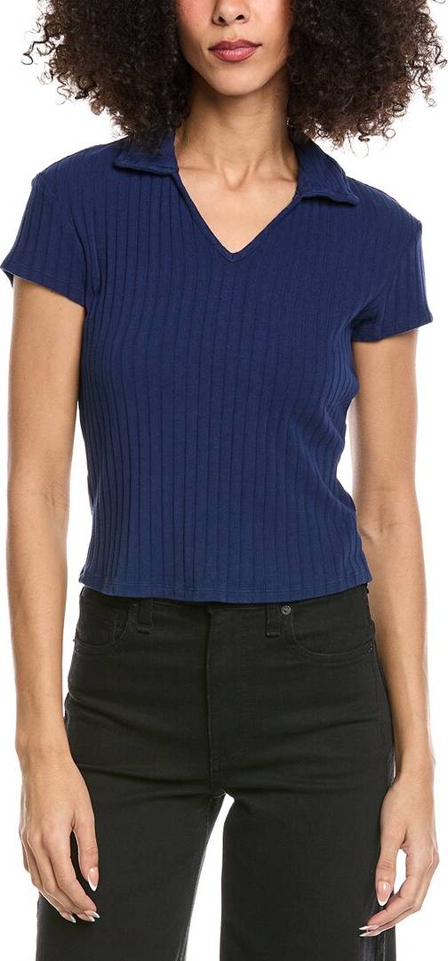 Collared Crop Top
