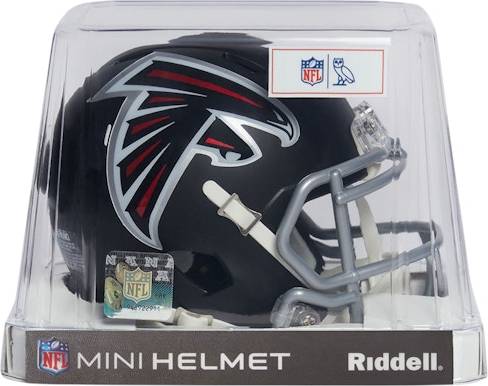 Atlanta Falcons Riddell Mini Helmet - Black