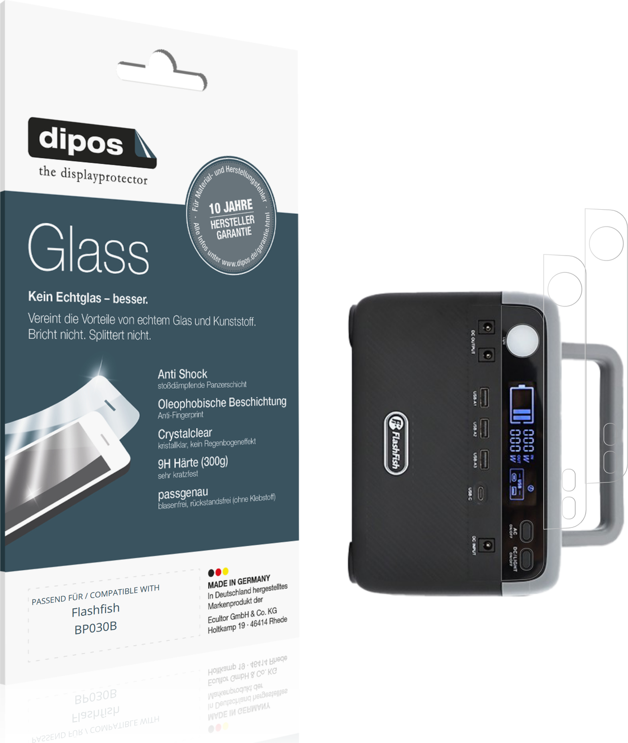 Dipos Screen Protector Flashfish BP030B Flexible Glass 2x