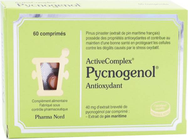 Pycnogenol Pharma Nord Activecomplex Pycnogenol 60 Tabletter