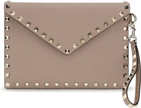 Valentino Garavani VG Rkstd Flt Pch - Beige
