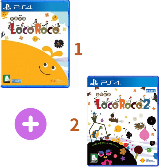 Psp Locoroco 1 2 Complete Set