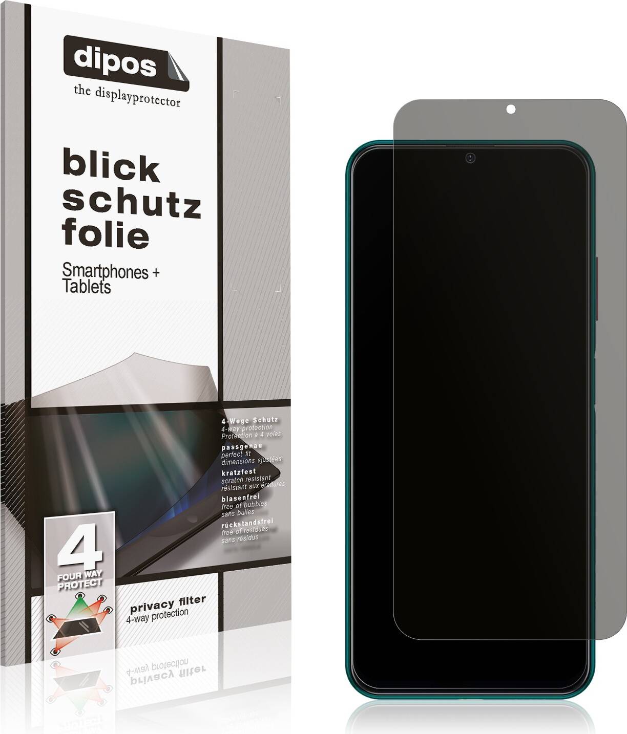 Dipos Philips S706 Privacy Filter Screen Protector