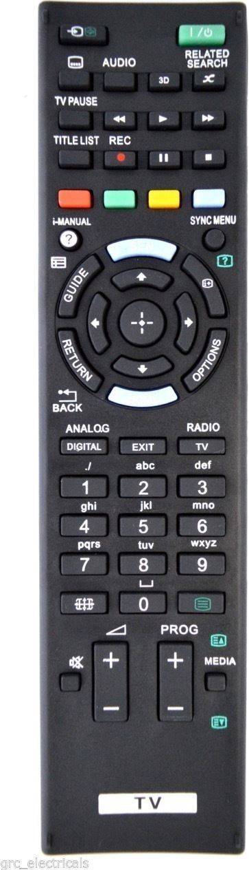 JVC Replacement Remote Control For Sony KDL42W654A