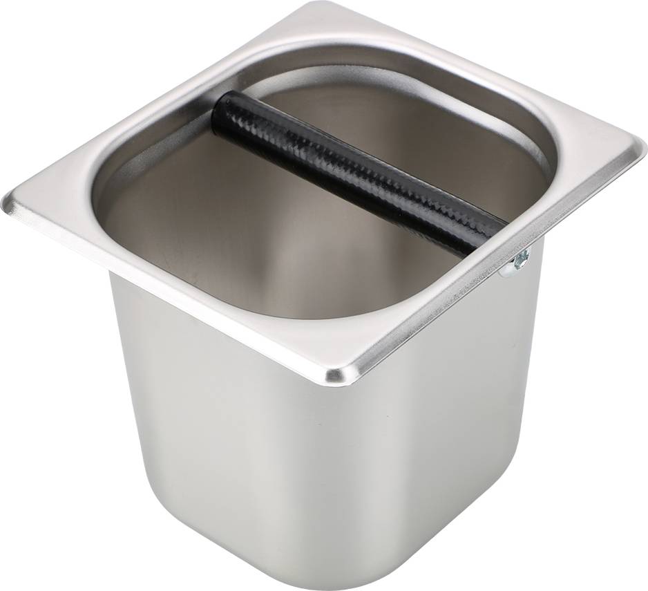 Anti-Slip Kaffe Knock Box Rostfritt Stål