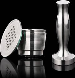 Capsule Tamper Set Nespresso Refillable