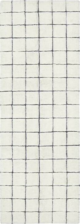 Lorena Canals Woolable Mosaic Wool Rug Small Natural 79x"